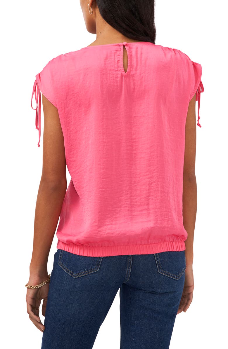 1.STATE Drawstring Shoulder Top, Alternate, color, Berry Pink