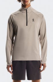 On Climate Knit Quarter Zip Running Top