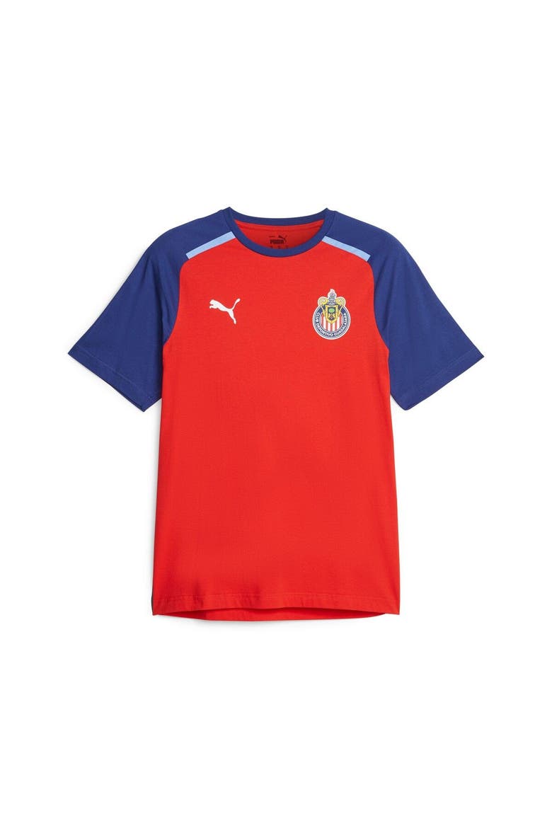 Men's Puma  Red Chivas Casuals T-Shirt, Alternate, color, Red