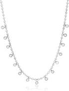 The Lovery Beaded CZ Dangle Necklace