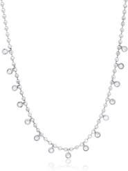 The Lovery Beaded CZ Dangle Necklace