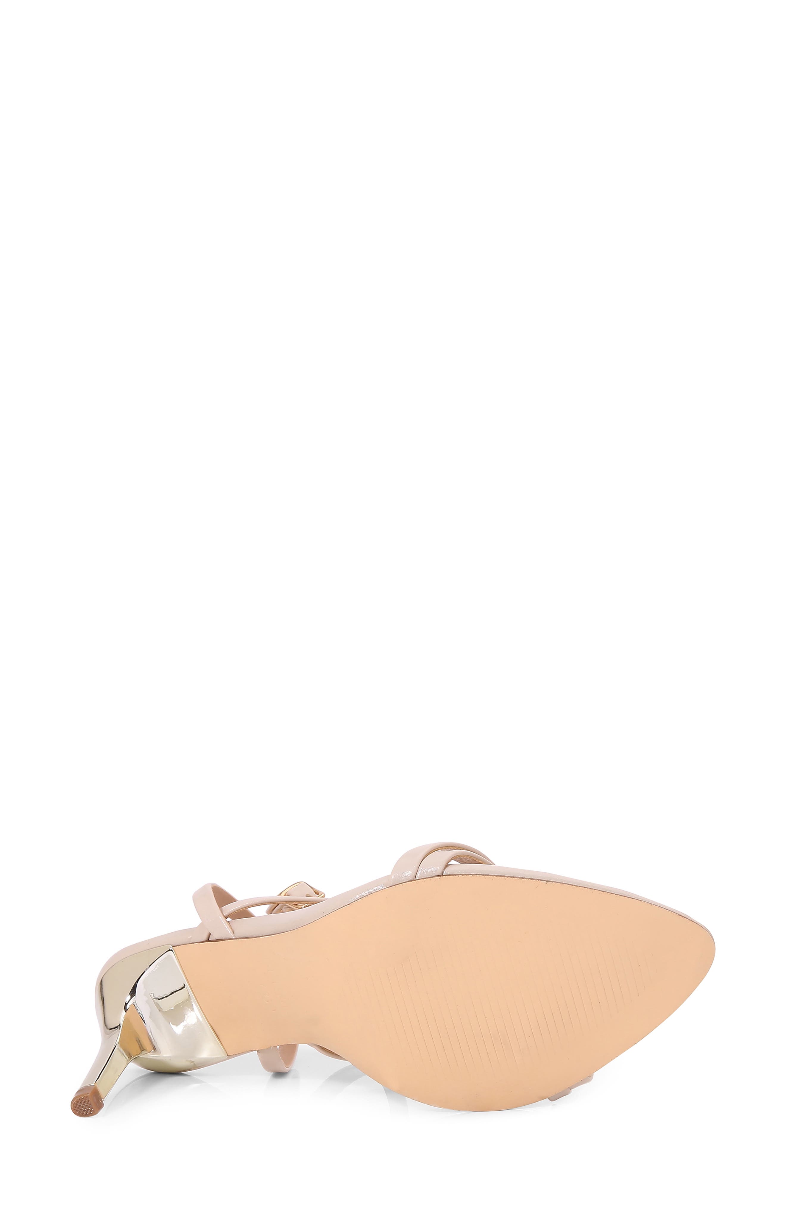 Strappy Stiletto Sandal, Alternate, color, BEIGE