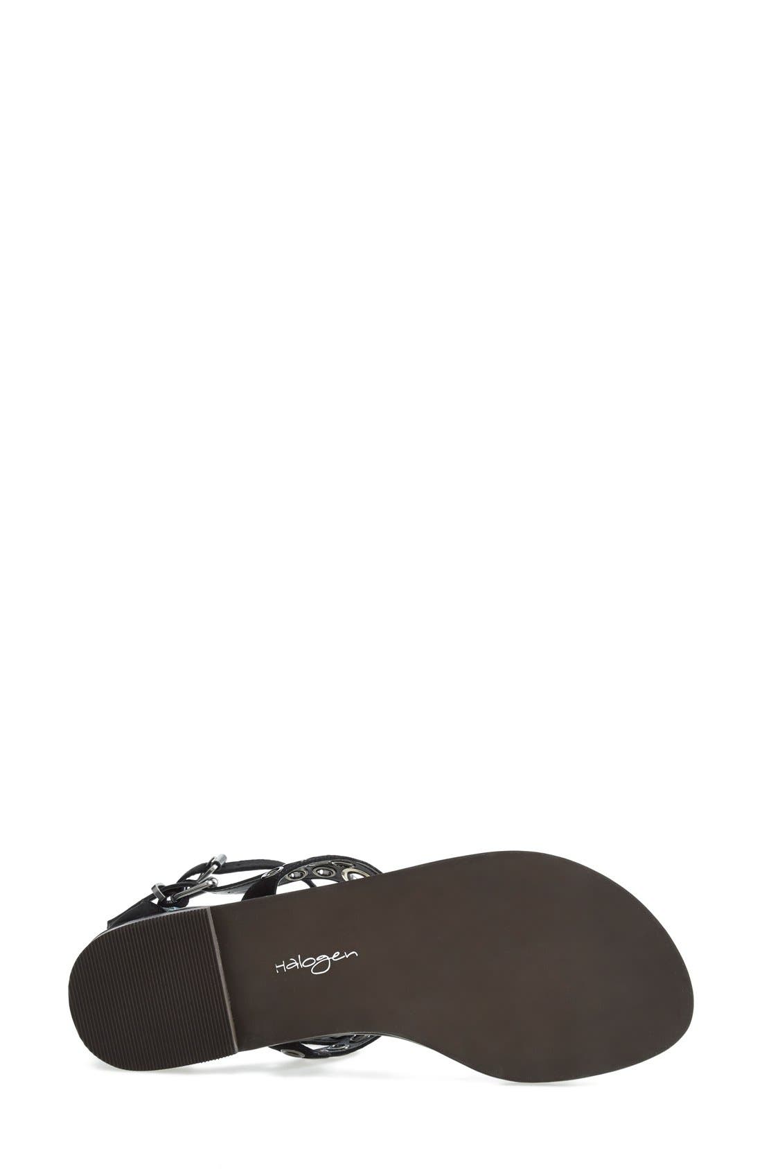 Halogen<sup>®</sup> 'Cardiff' Ankle Strap Thong Sandal, Alternate, color, 