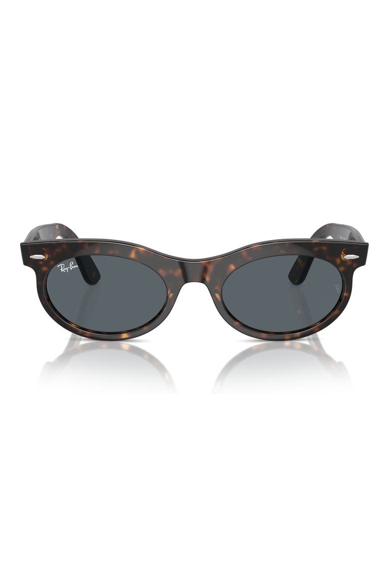 Wayfarer 53mm Oval Sunglasses, Main, color, HAVANA