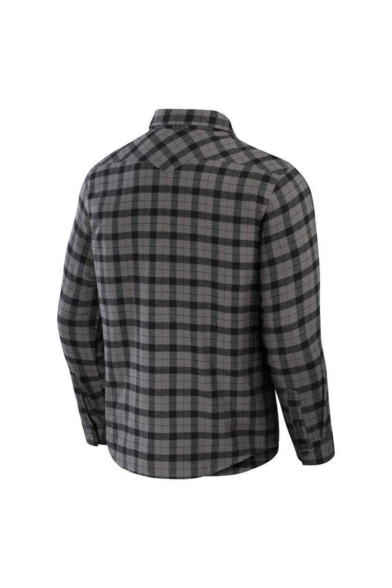 Men's NFL x Darius Rucker Collection by Fanatics Gray Washington Commanders Flannel Long Sleeve Button-Up Shirt, Alternate, color, Gray