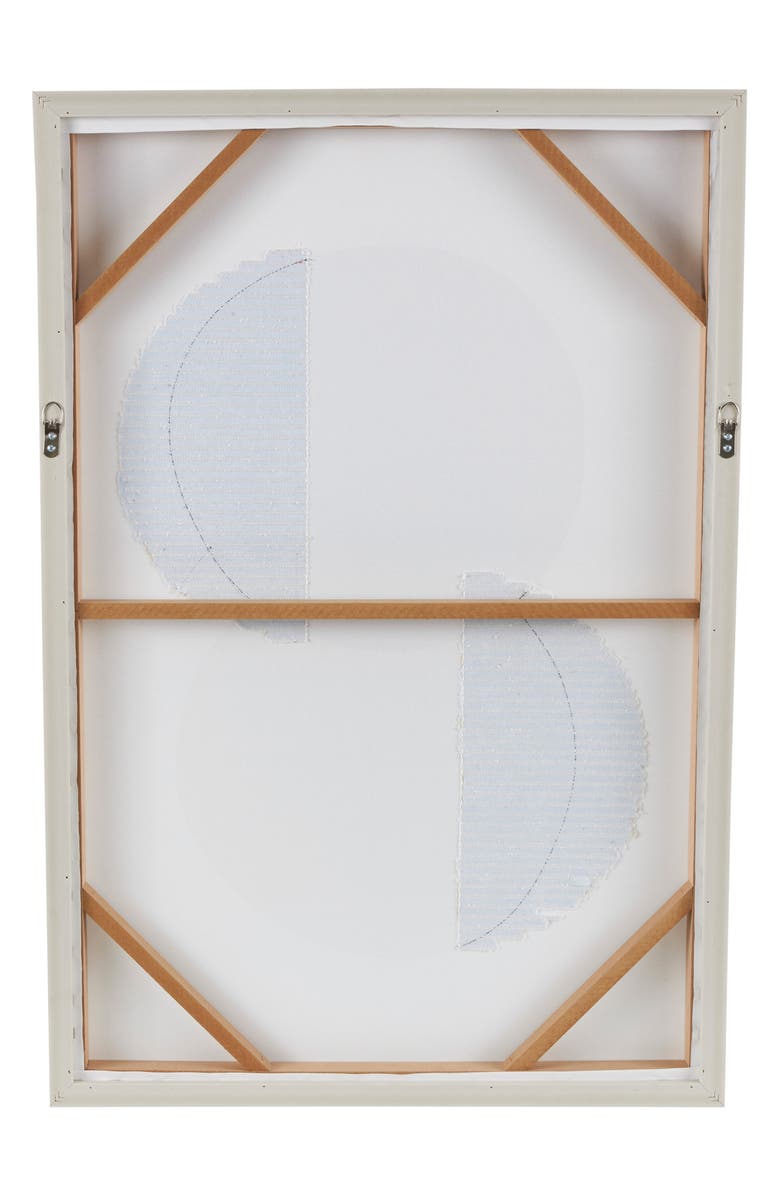 GINGER BIRCH STUDIO Brown Abstract Line Circle Wooden Framed Wall Art, Alternate, color, Brown