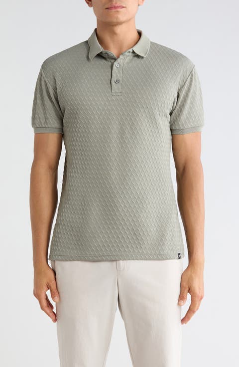 Modern Fit Textured Polo