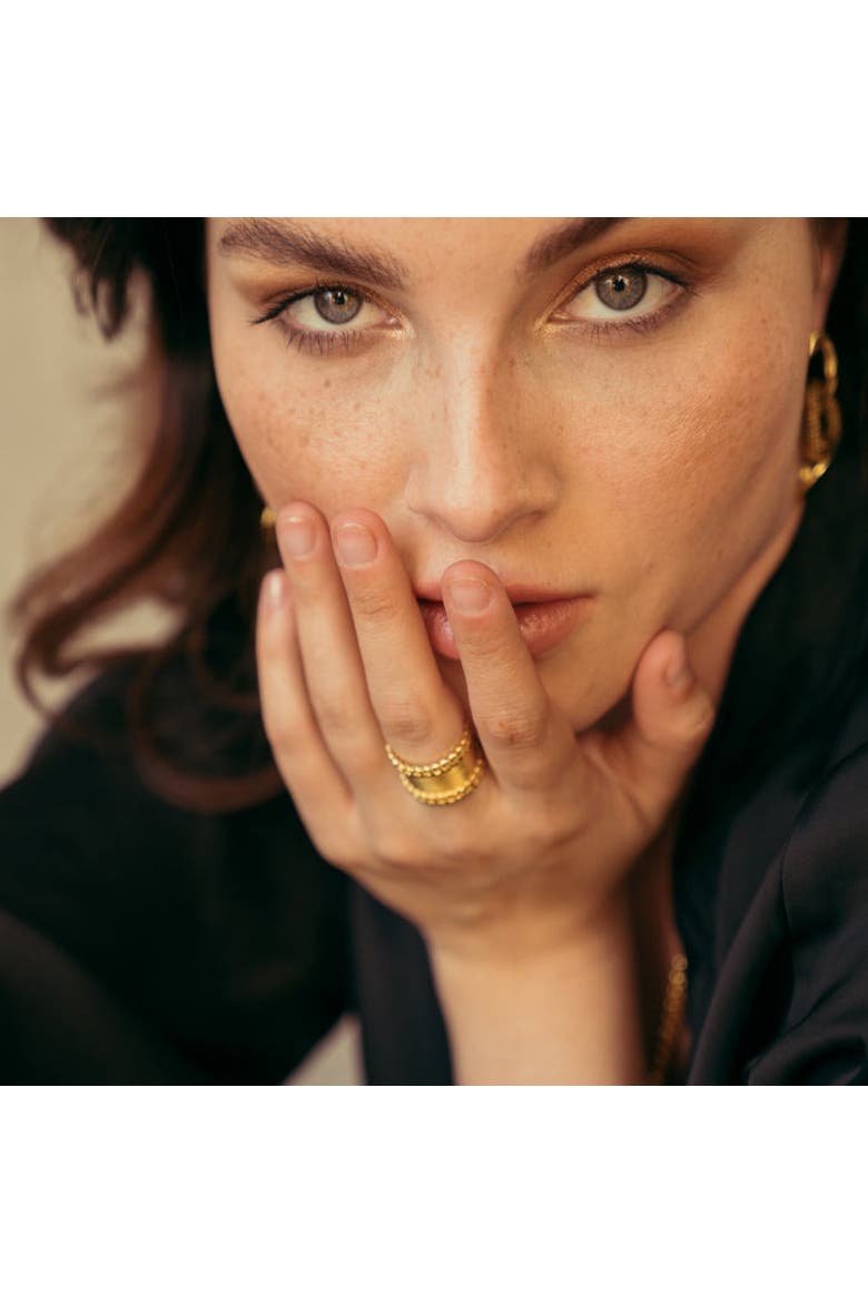 Side Braid Ring, Alternate, color, Yellow Gold