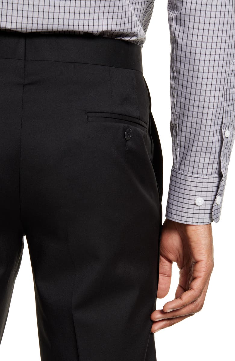 Ted Baker London Men's Josh Slim Fit Wool Tuxedo Dress Pants, Alternate, color, 