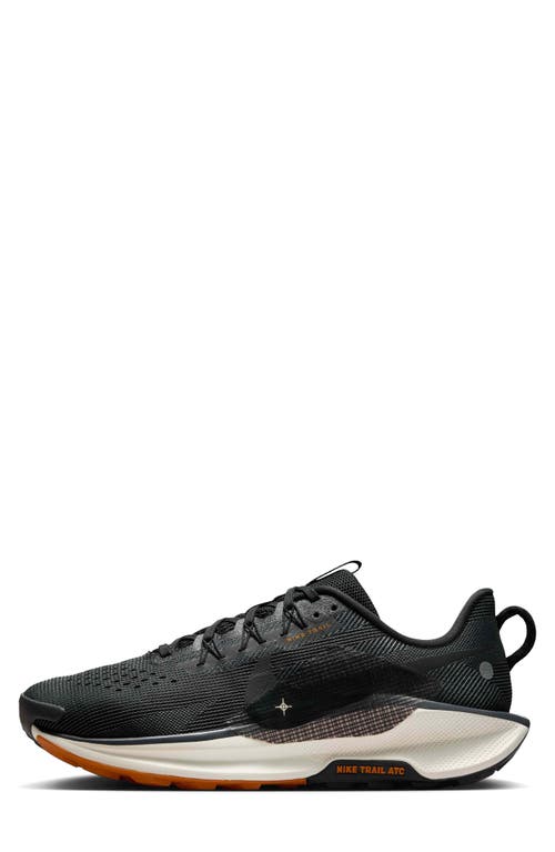 Nike Reactx Pegasus Trail 5 Running Shoe In Black/pale Ivory