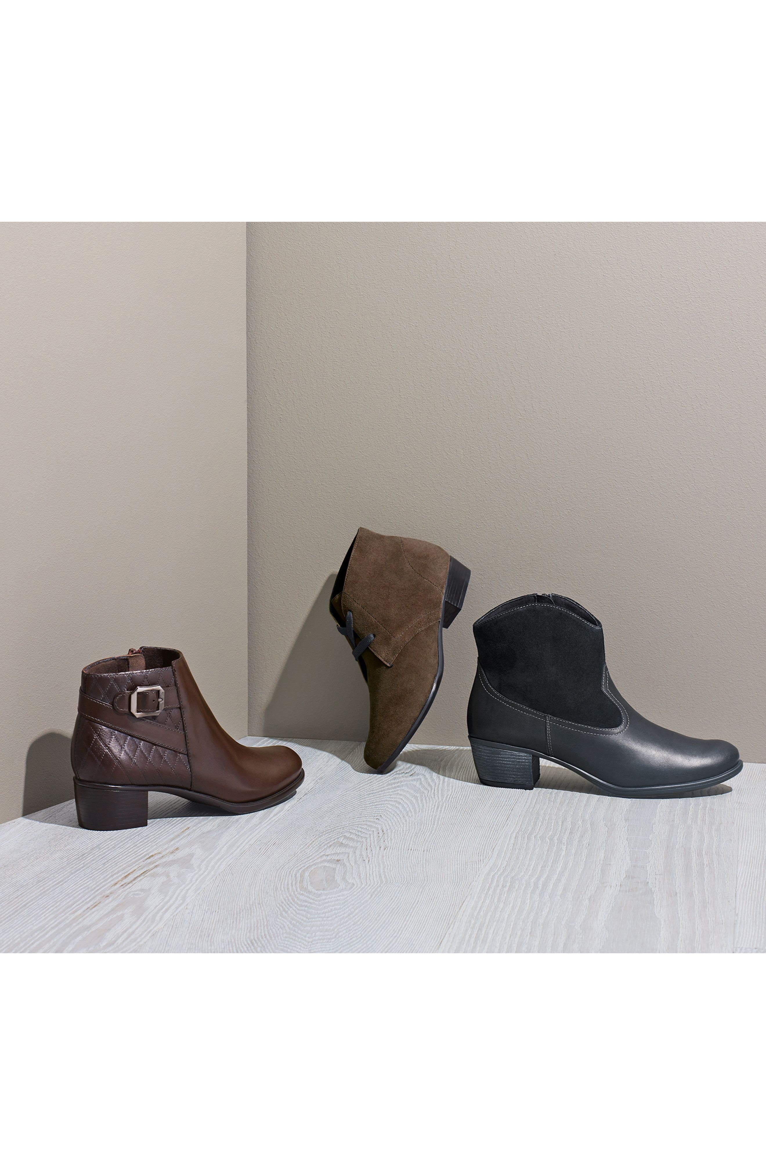 Munro 'Sloane' Lace Up Bootie, Alternate, color, 