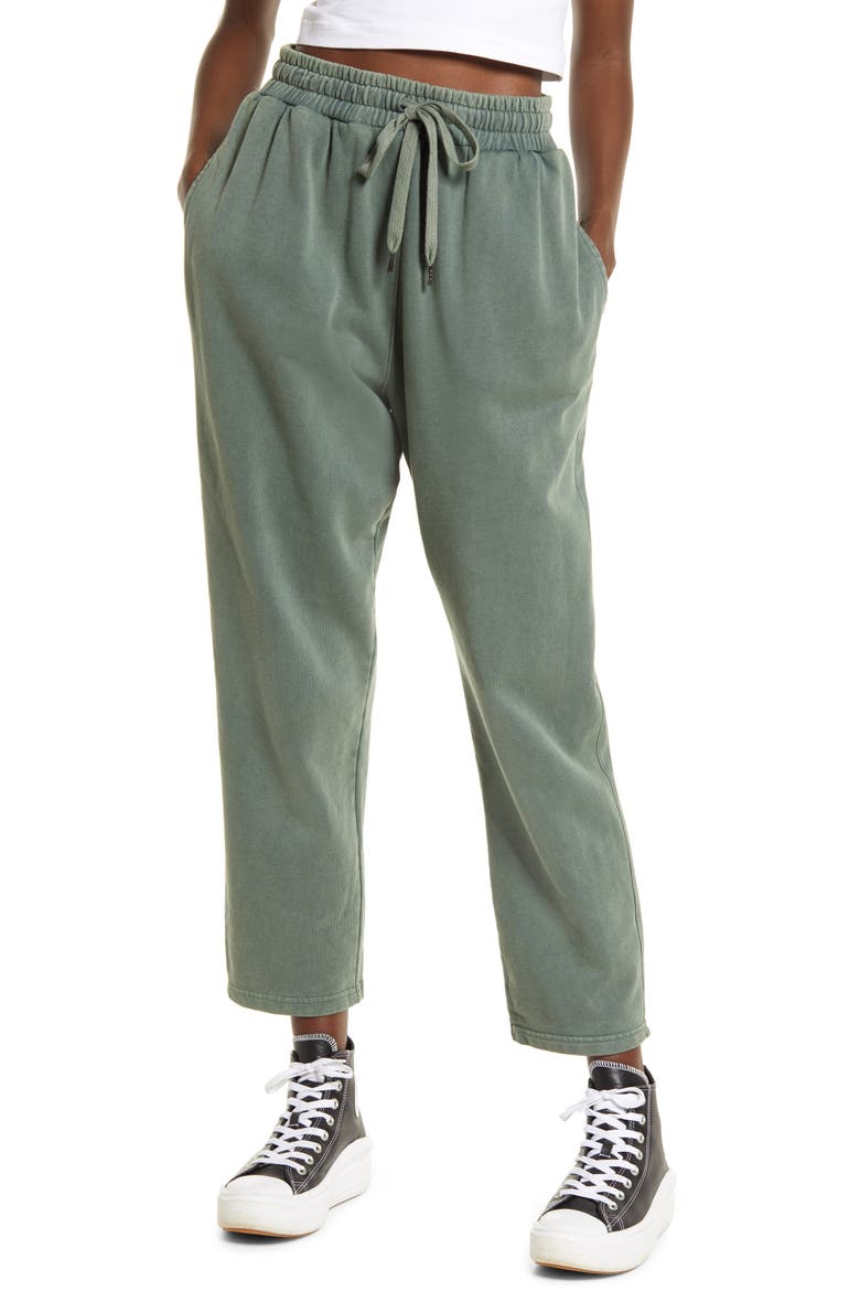 Women's Pocket Crop Joggers, Main, color, MORNING ZEN