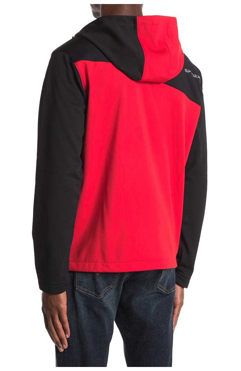 Spyder Hooded Soft Shell Jacket, Alternate, color, 