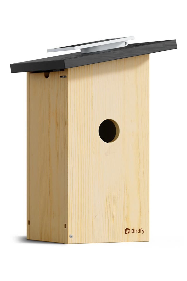 Ebony Wooden Smart Bird Nes, Main, color, WOOD/ EBONY