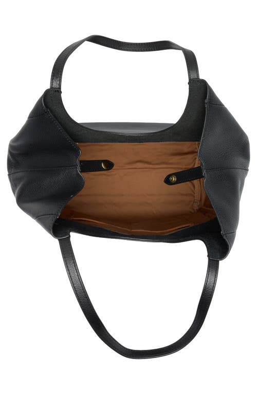 Hobo Native Leather Tote Bag In Black