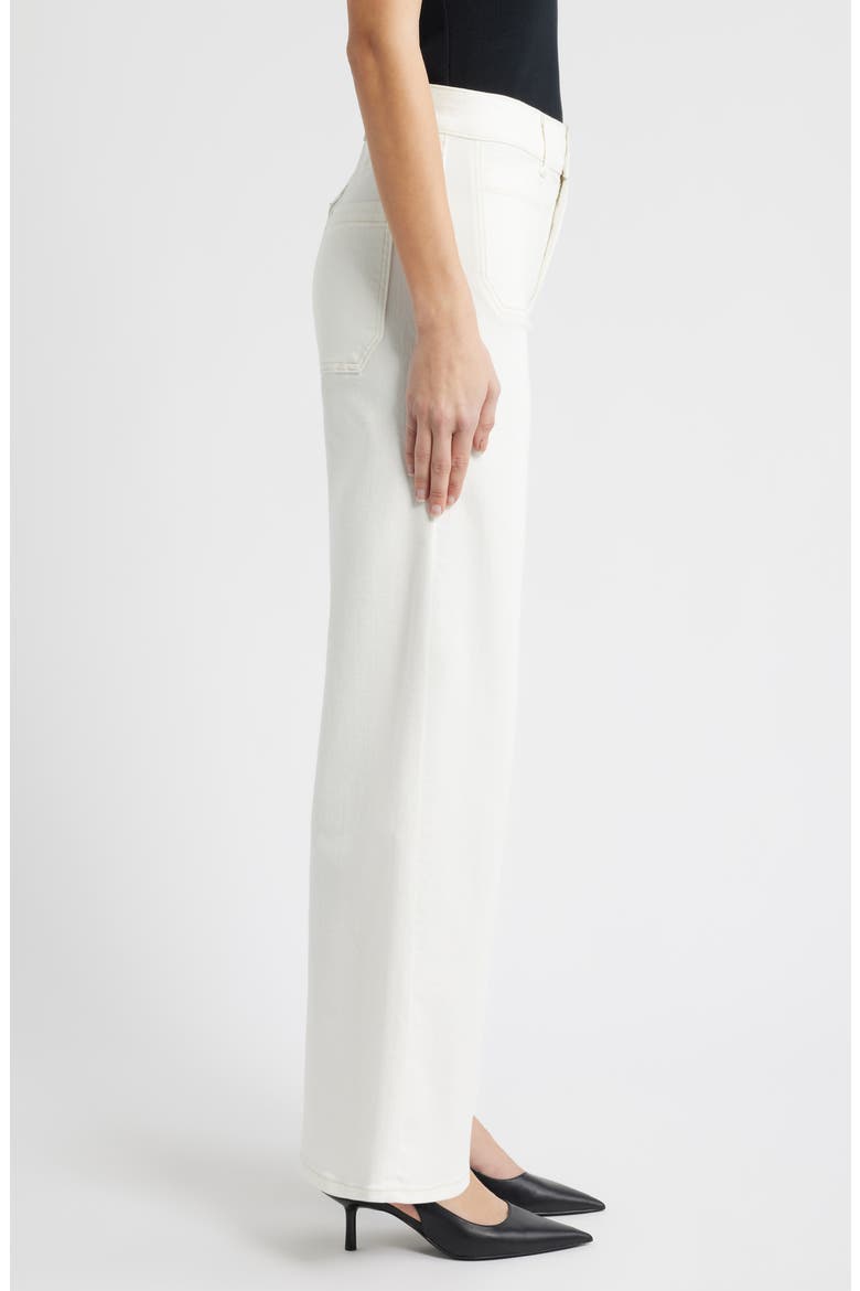 Le Slim Palazzo Patch Pocket High Waist Wide Leg Jeans, Alternate, color, AU NATURAL CLEAN