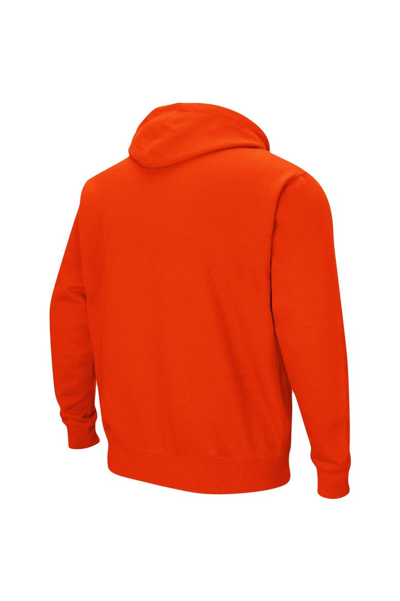 Men's Colosseum Orange Clemson Tigers Arch & Logo 3.0 Pullover Hoodie, Alternate, color, Orange