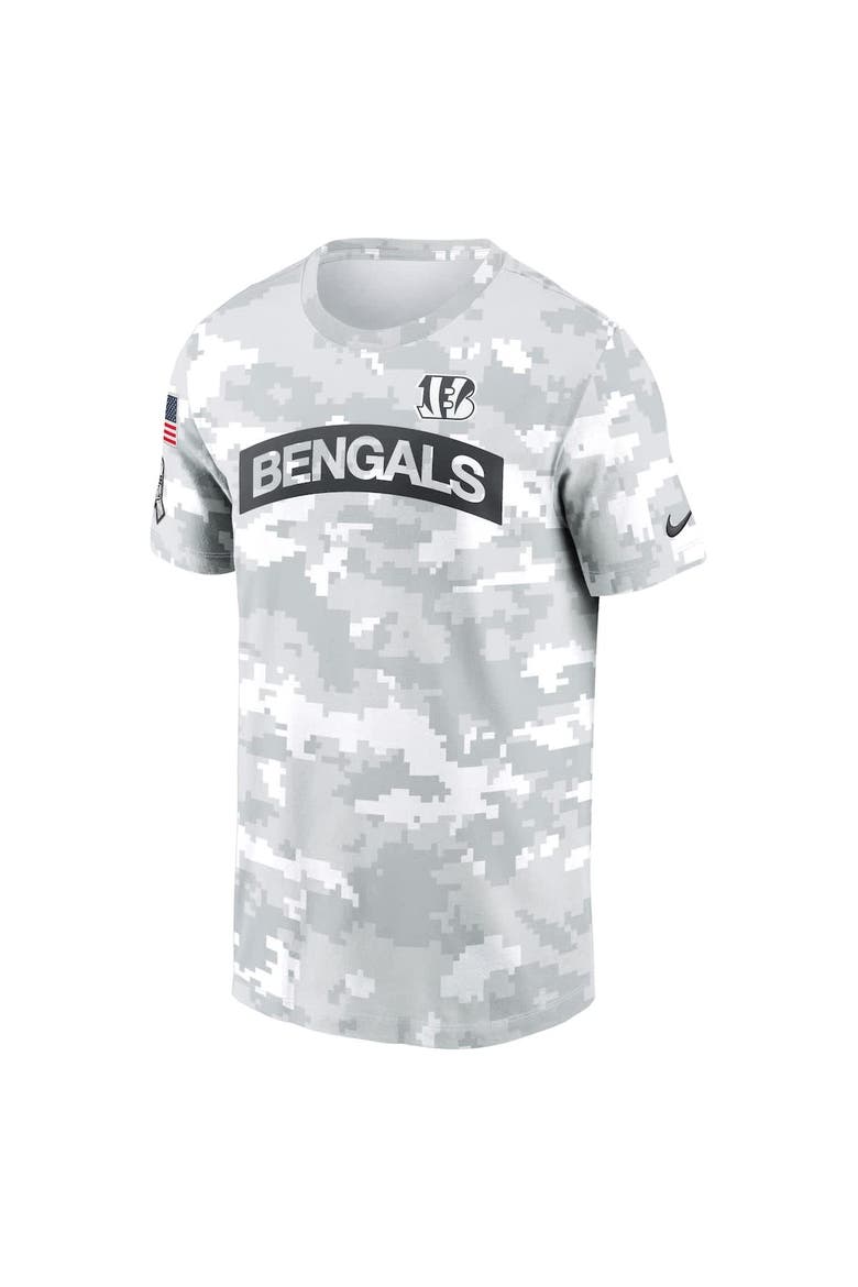 Men's Nike White Cincinnati Bengals 2024 Salute To Service Big & Tall Performance T-Shirt, Alternate, color, White