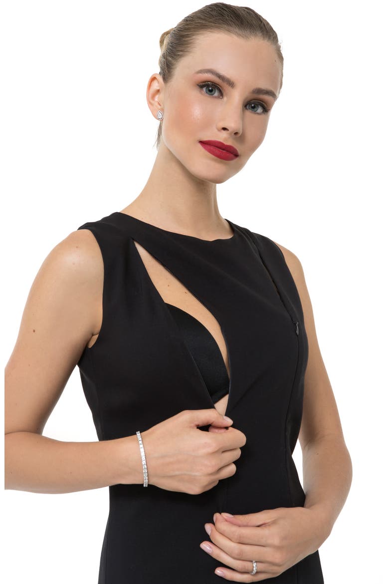 Secret Dress for Nursing and Ever After, Alternate, color, BLACK