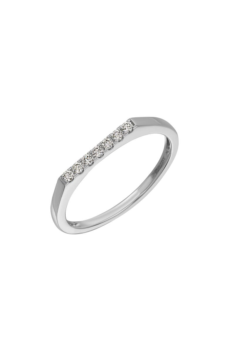 Bony Levy Diamond Stackable Ring, Main, color, 18K White Gold