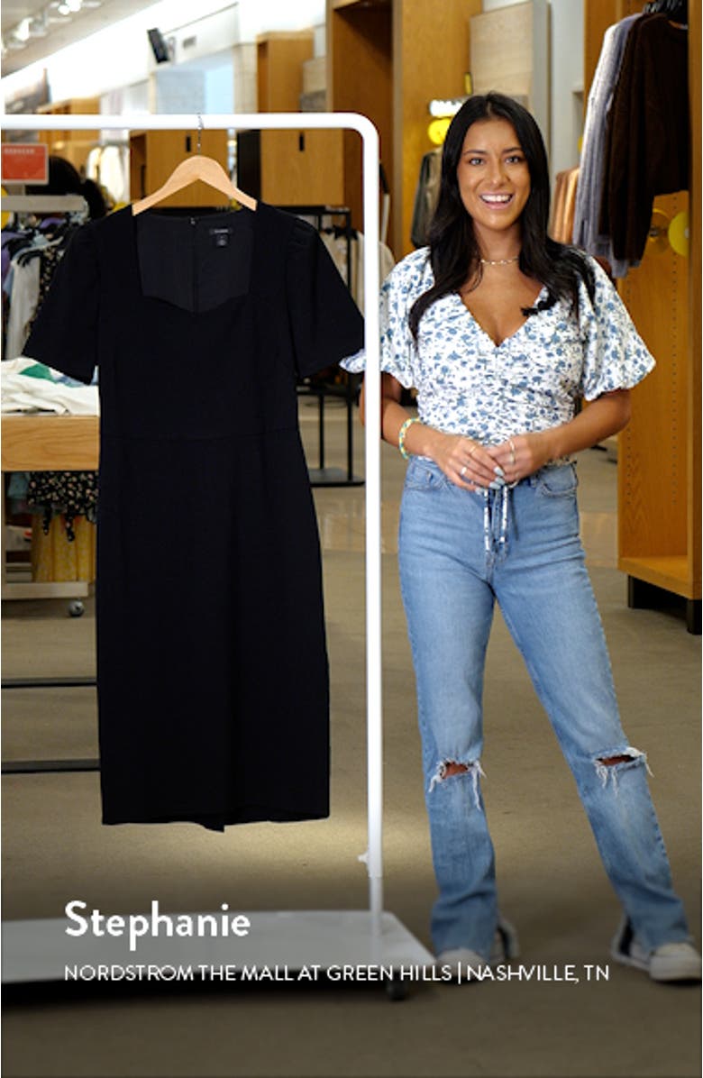 Sweetheart Neck Sheath Dress, sales video thumbnail