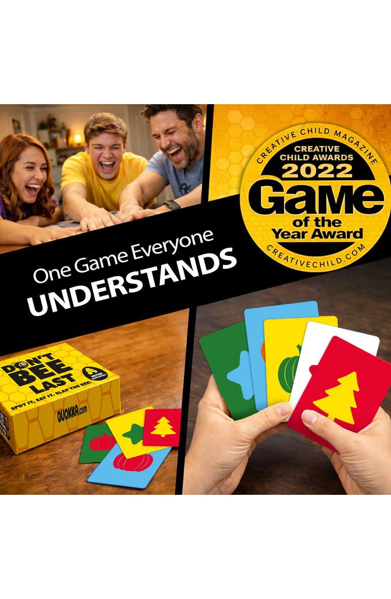 Quokka Dont Bee Last Card Game for Kids and Family - Fast-Paced Party Game, Alternate, color, Global 72