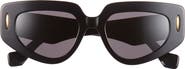 Loewe Anagram 51mm Geometric Sunglasses