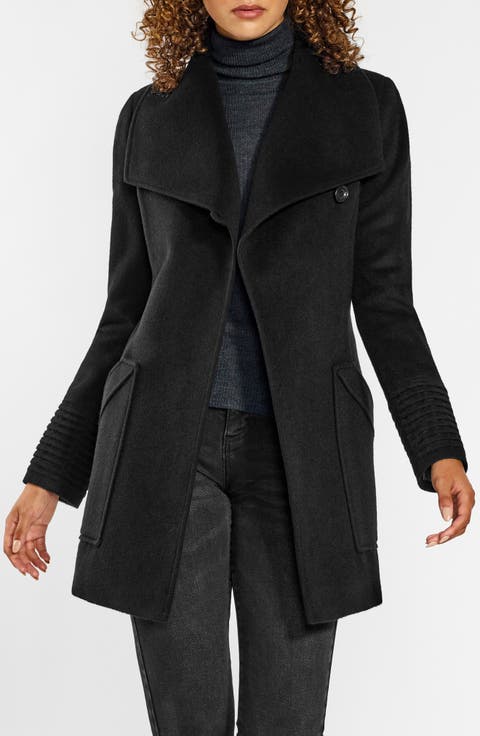 Wide Collar Tie Waist Coat