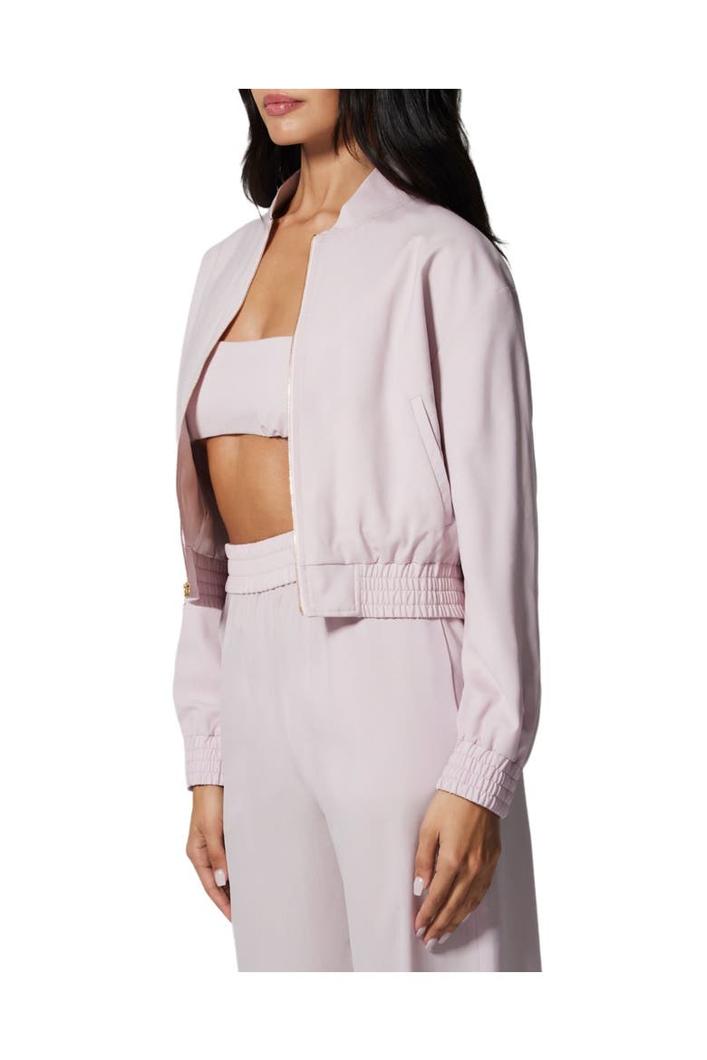 Suiting Bomber Jacket, Alternate, color, Blossom