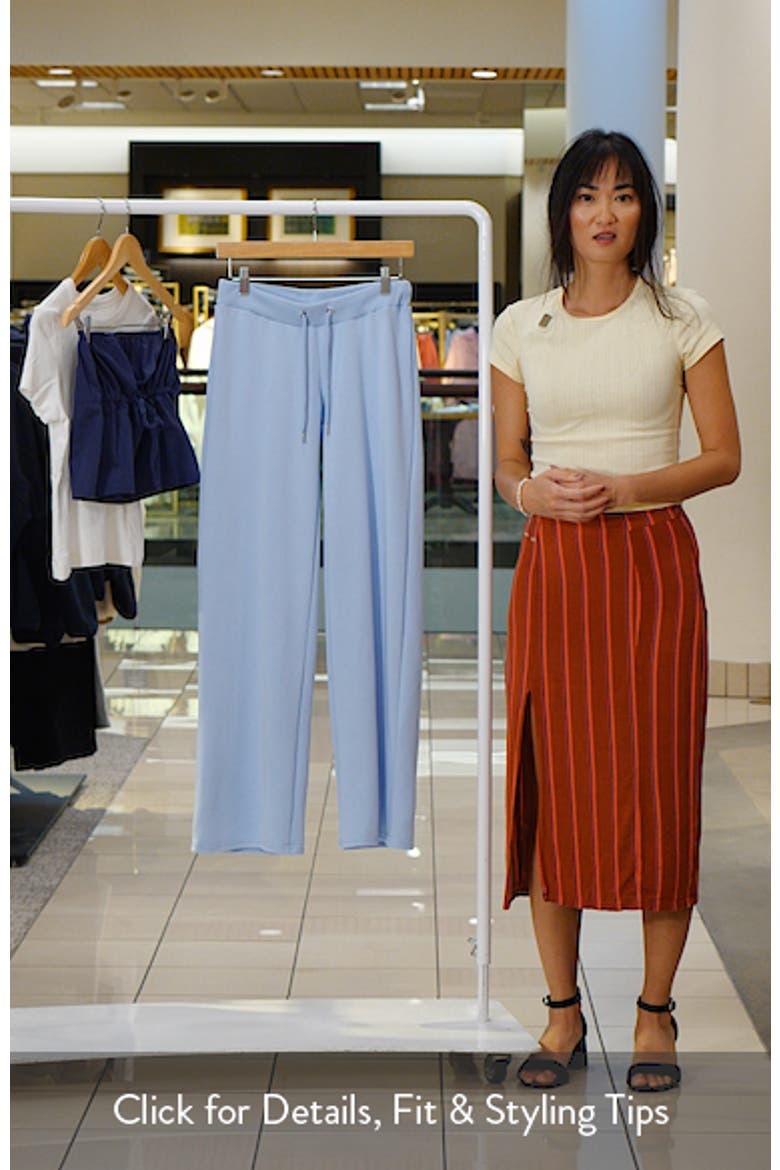 Quinn Cotton Blend Straight Leg Sweatpants video