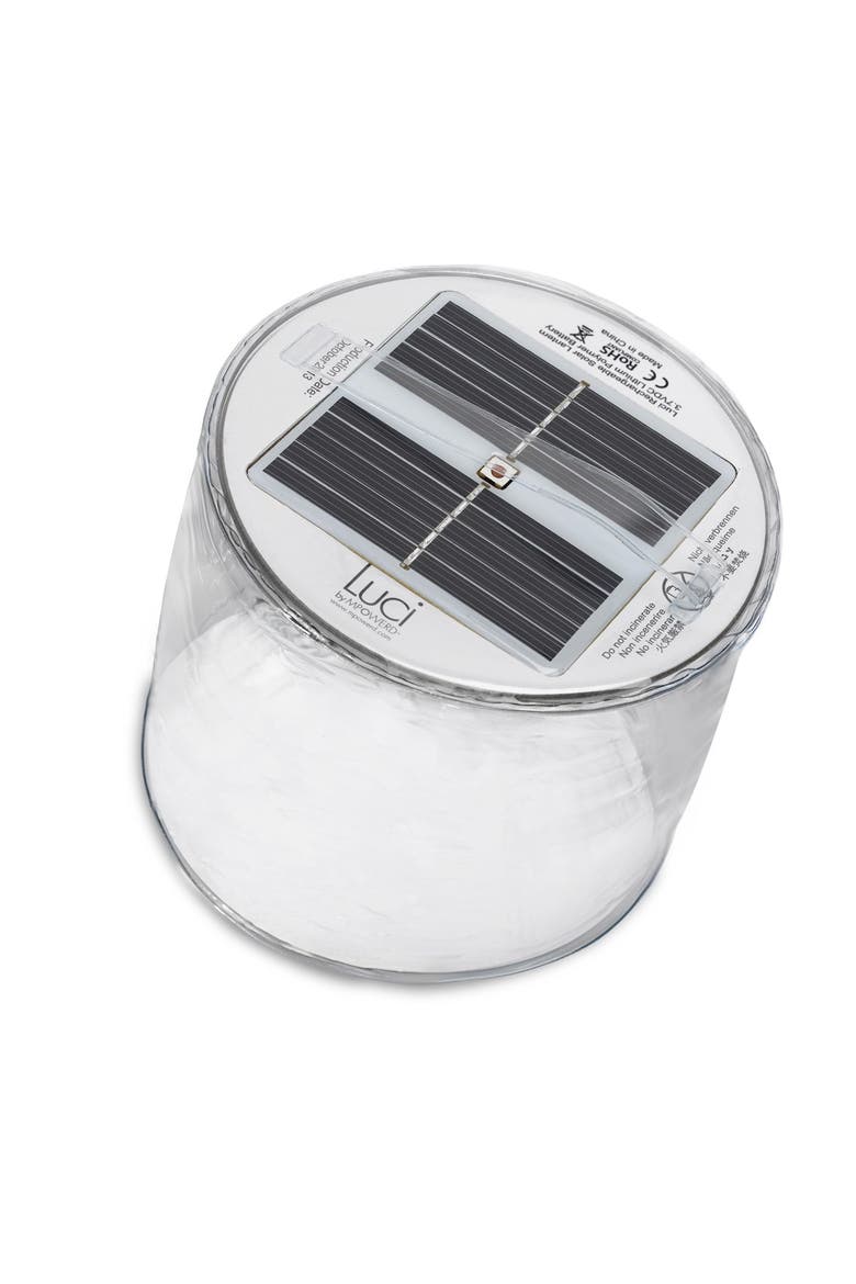 'Outdoor' Inflatable Solar Lantern, Alternate, color, CLEAR