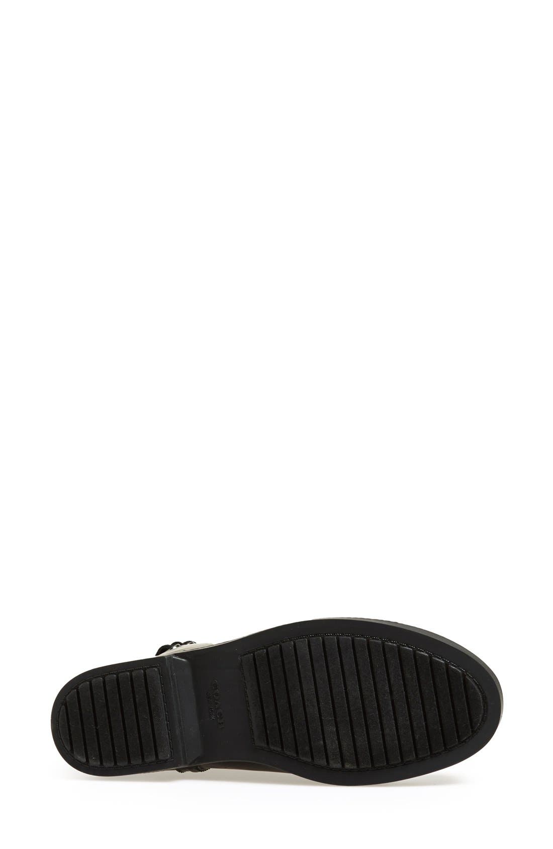 'Tristee' Waterproof Rain Boot, Alternate, color, BLACK