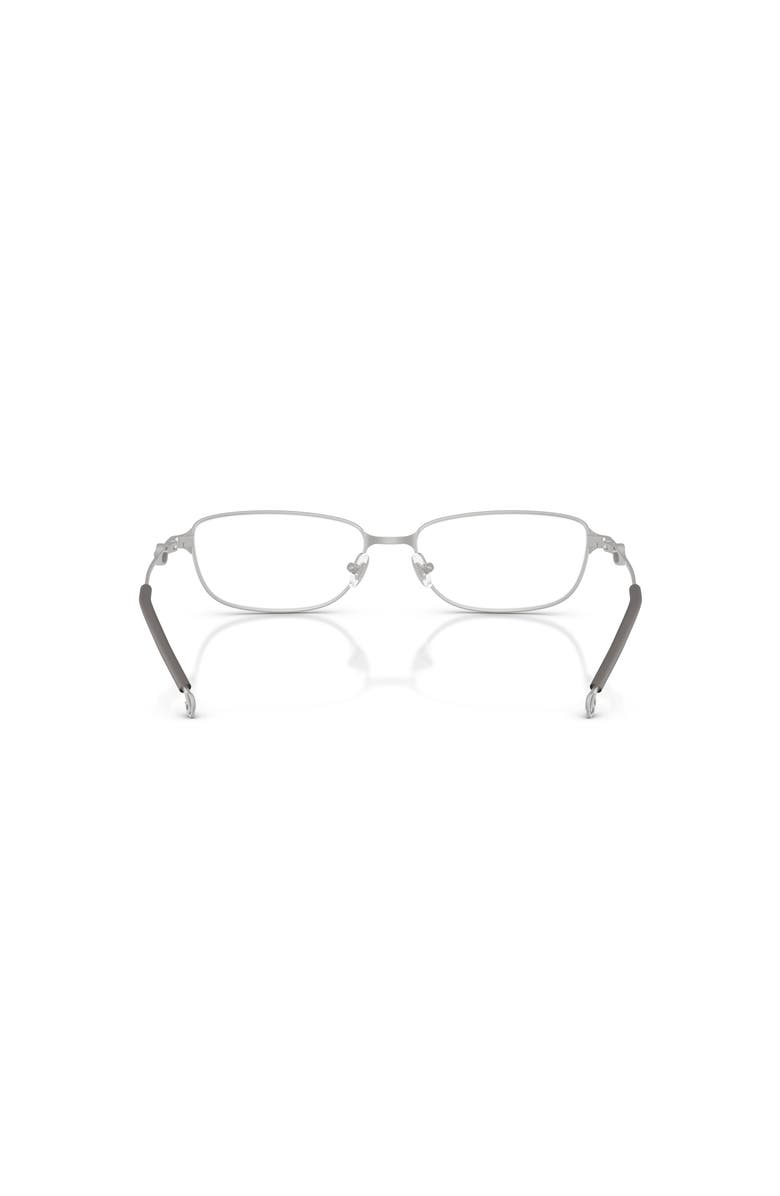 DIESEL<sup>®</sup> 56mm Rectangle optical glasses, Alternate, color, Silver