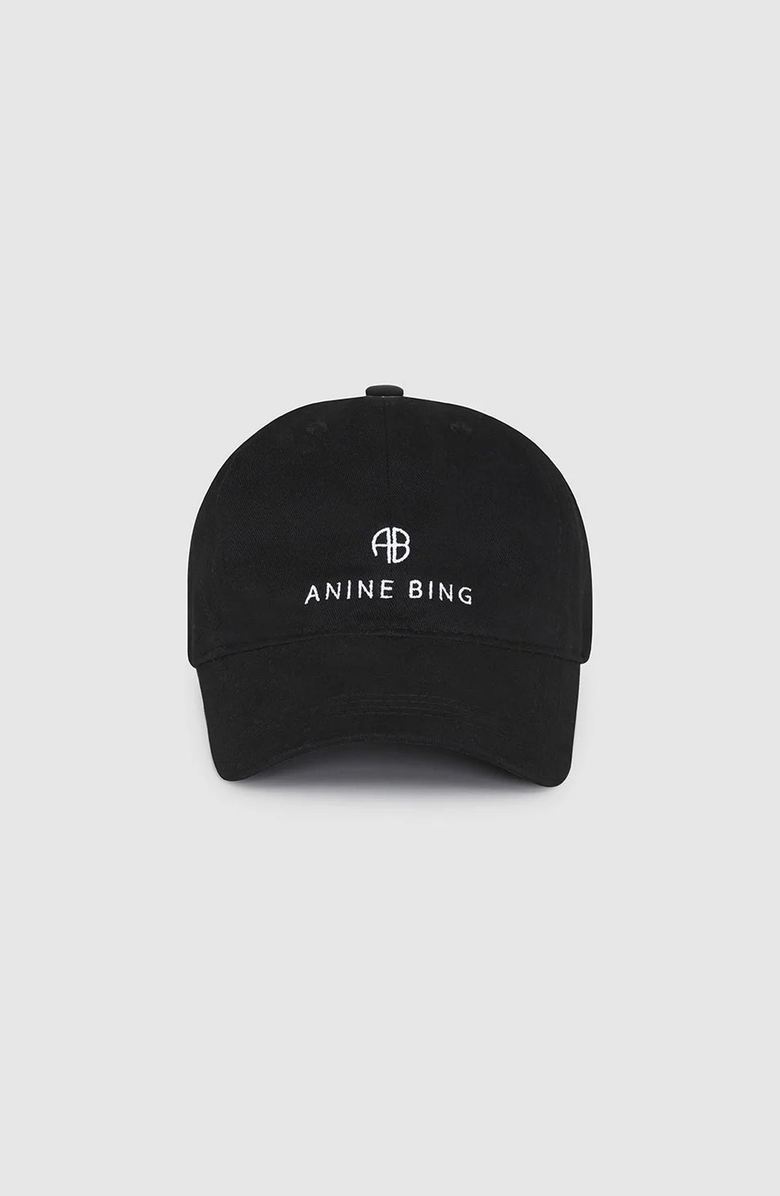 ANINE BING Jeremy Baseball Cap, Main, color, Black