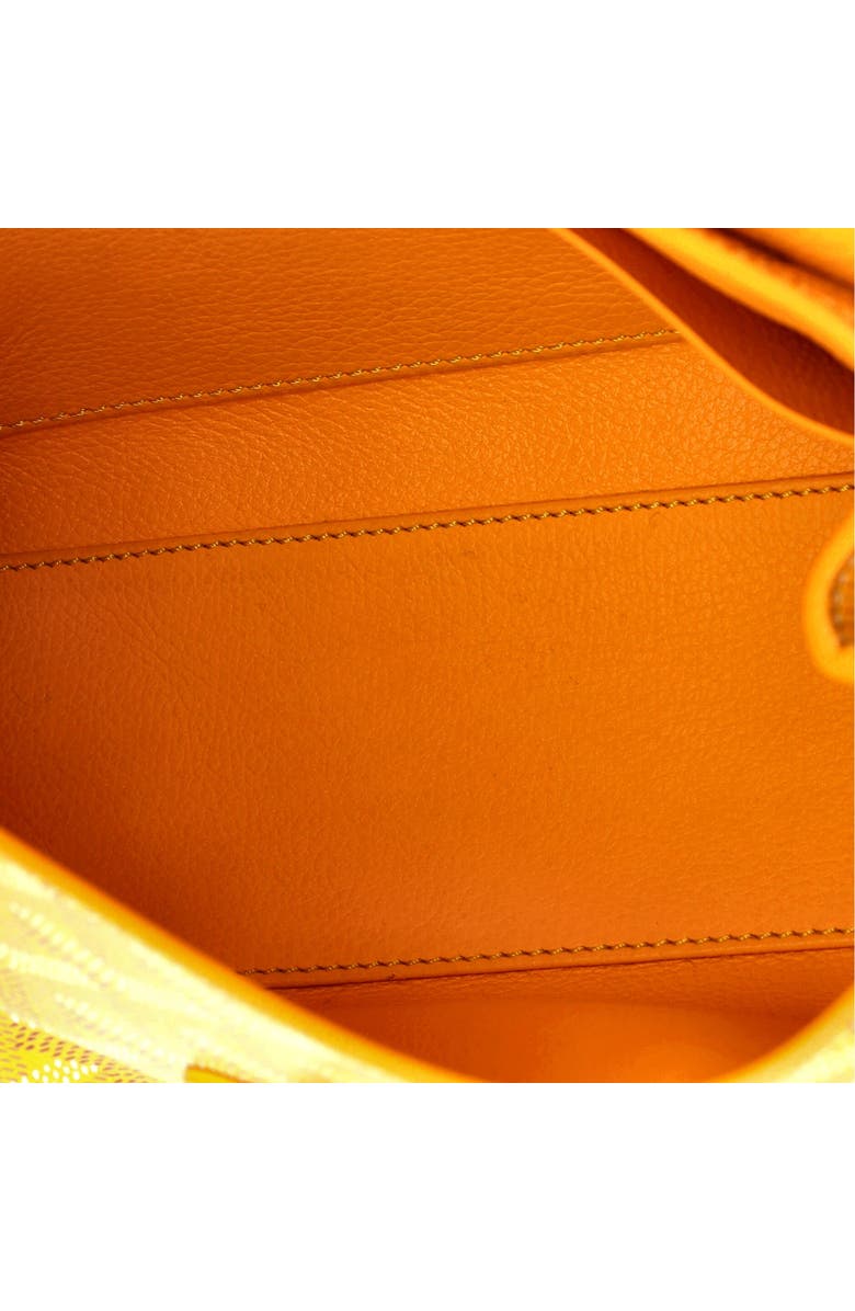 Pre-Owned Goyard Saigon Top Handle Bag Coated Canvas with Leather Mini, Alternate, color,