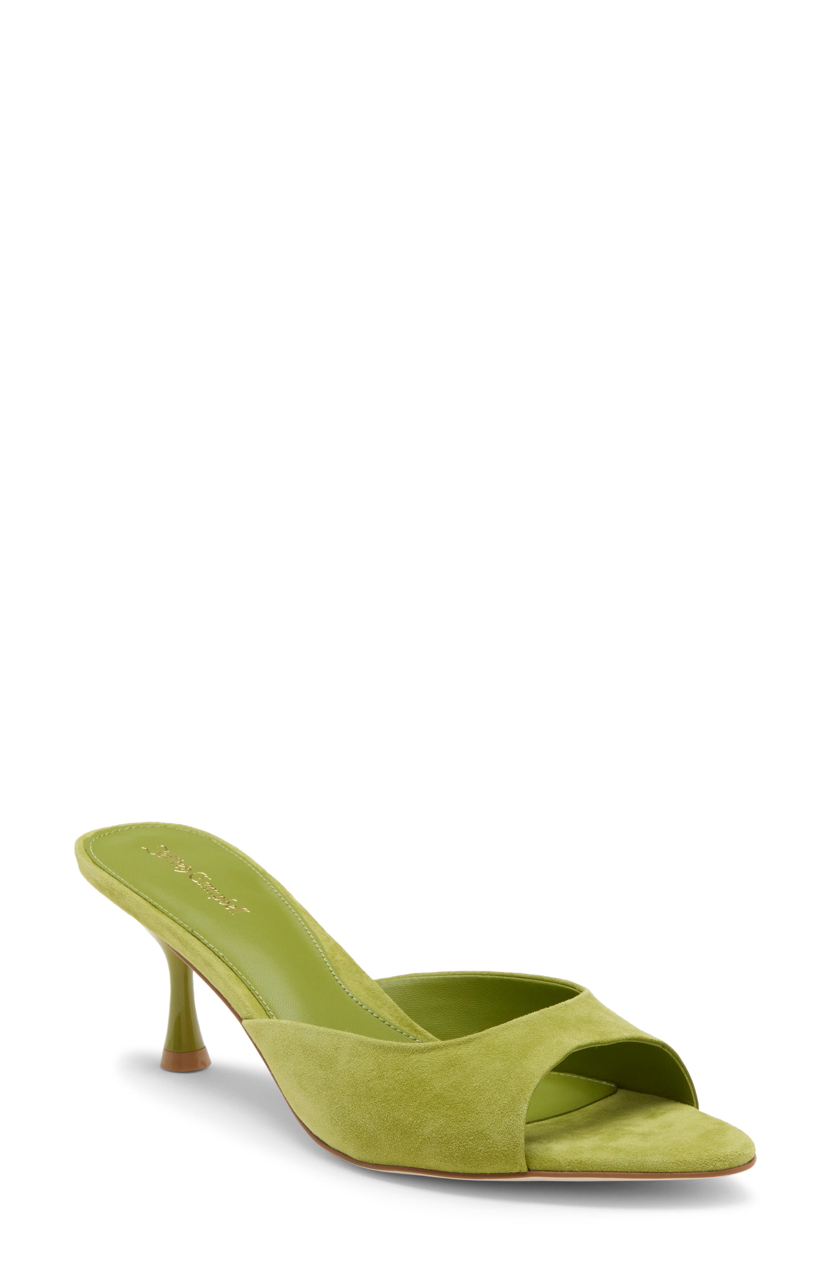 BRIGHT CHARTREUSE SUEDE