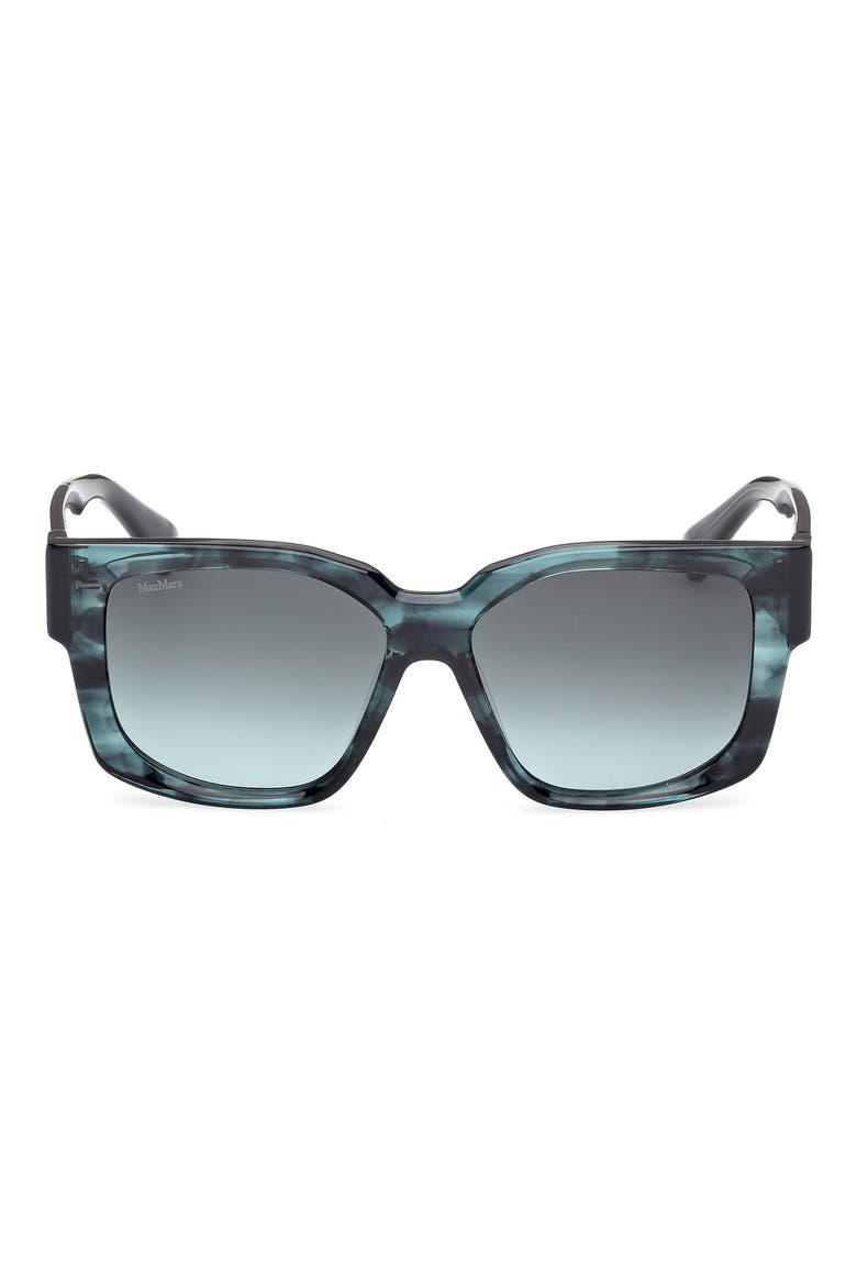 Glimpse 54mm Round Sunglasses, Main, color, STRIPED PETROL/ PETROL/ AZURE