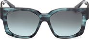 Max Mara Glimpse 54mm Round Sunglasses