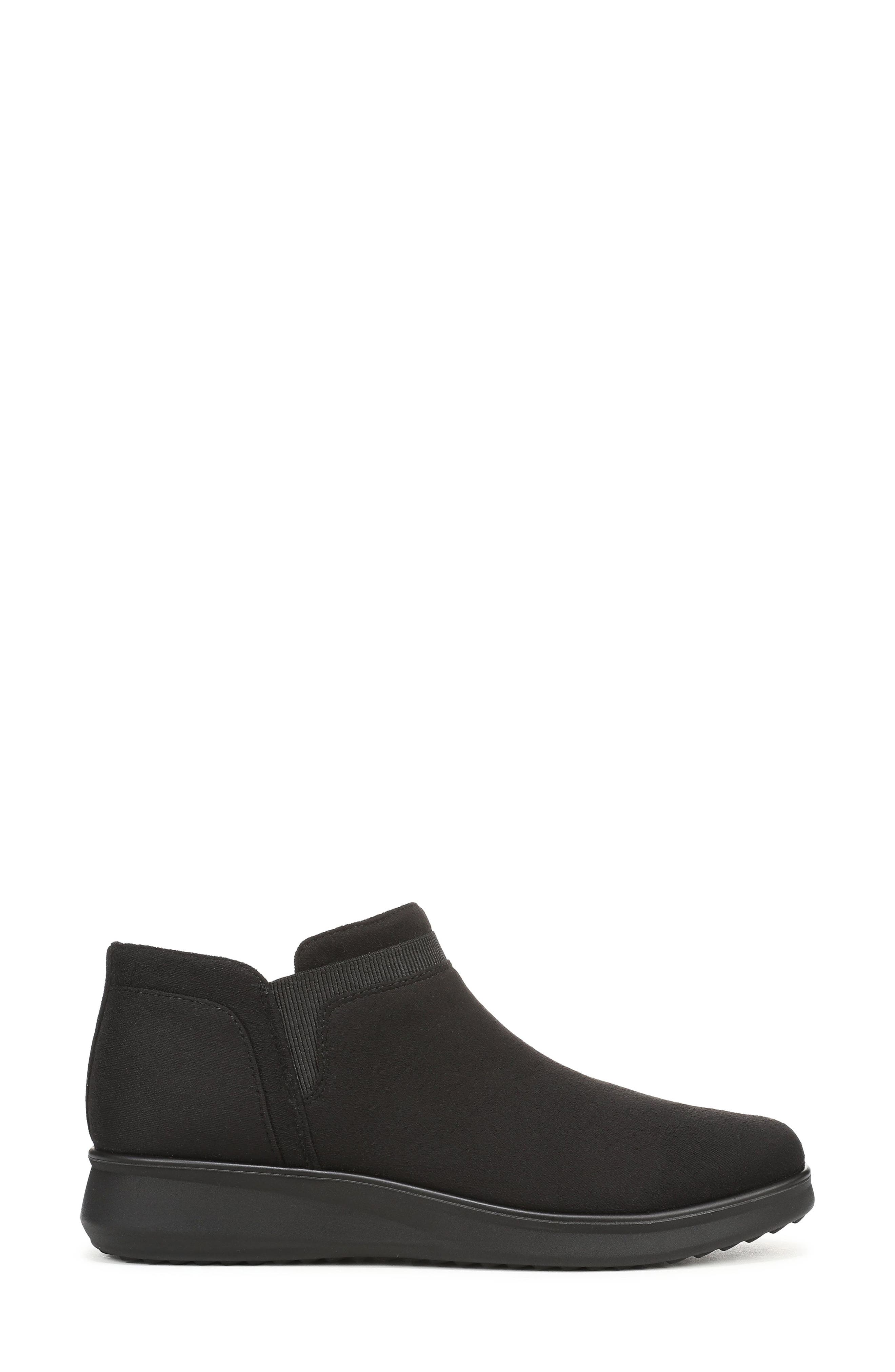 Flynn Bootie, Alternate, color, BLACK STRETCH FABRIC