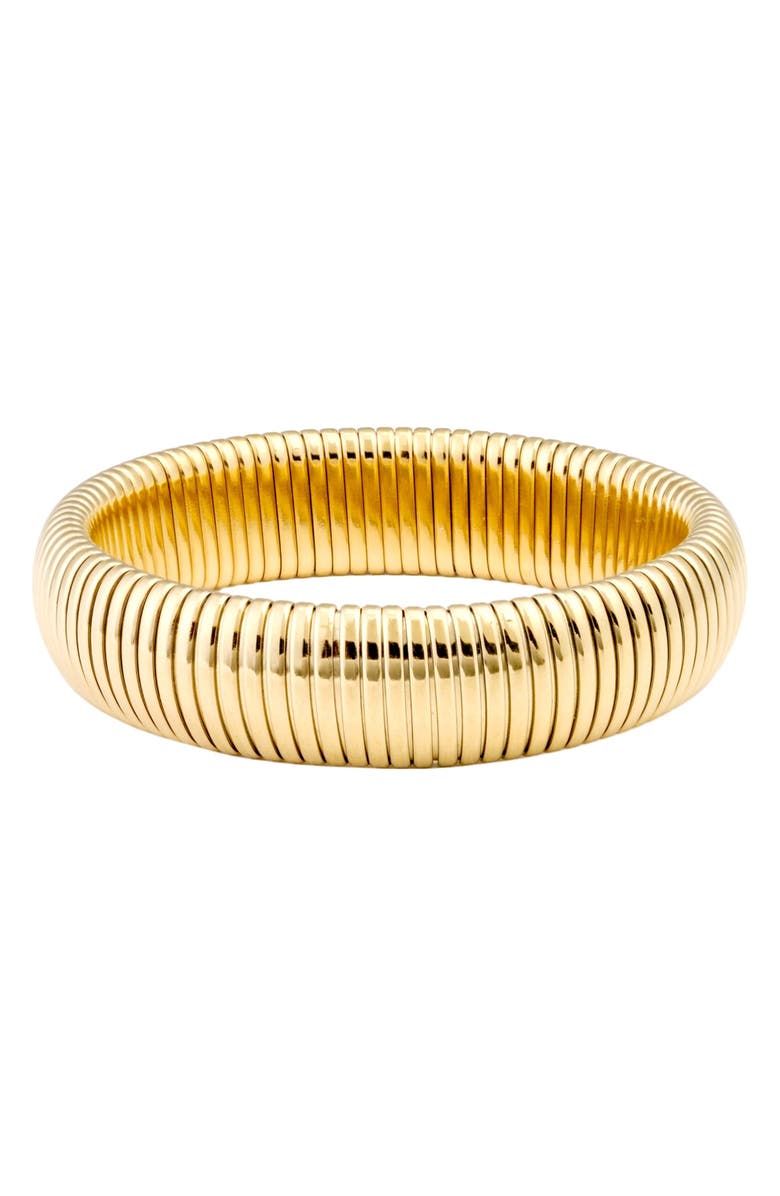 Jane Basch Designs Stretch Link Bracelet, Main, color, Gold