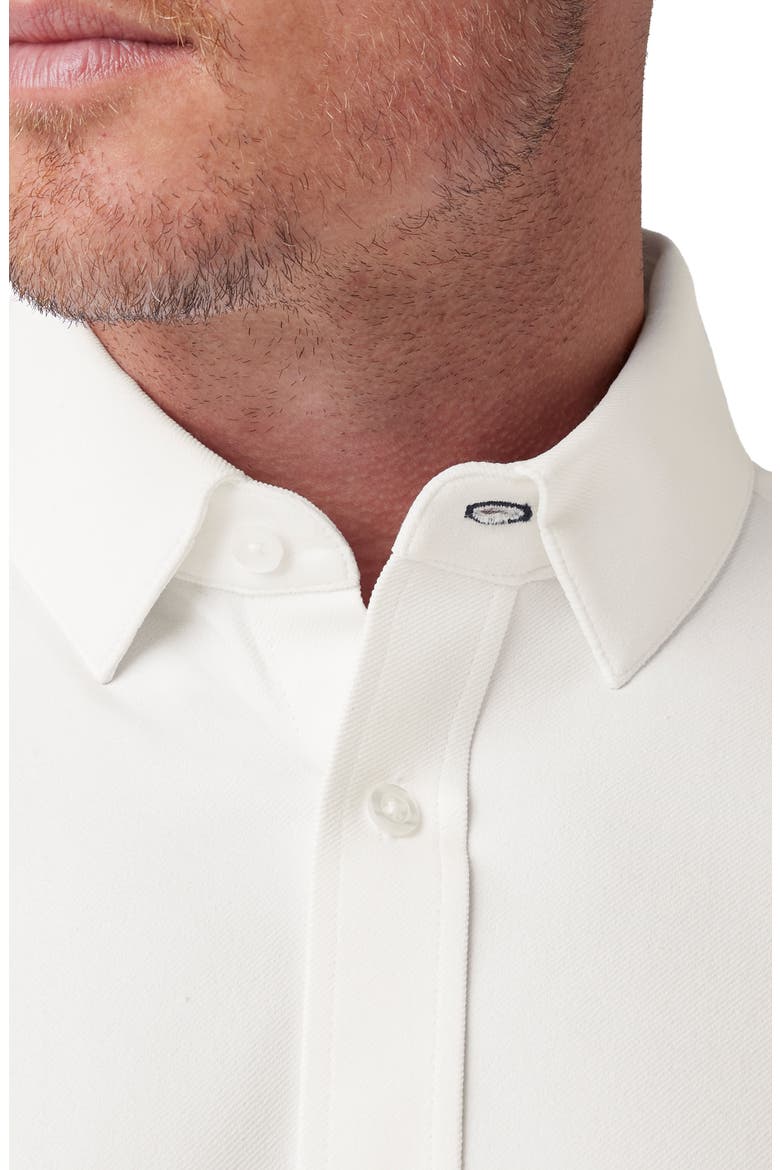 Bateman Trim Fit Performance Button-Up Shirt, Alternate, color, WHITE TWILL CLASSIC