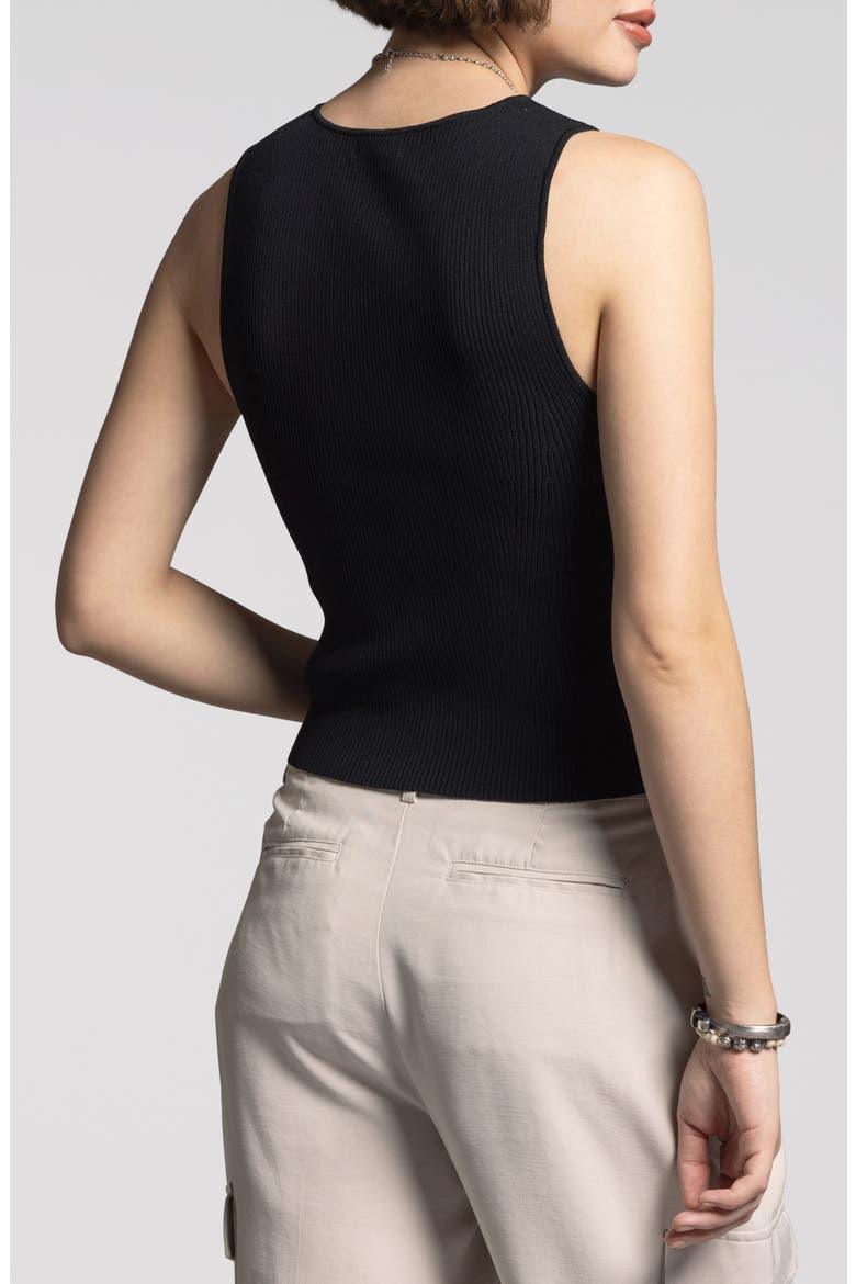 Mina Rib Tank, Alternate, color, BLACK