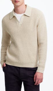 Madewell Waffle Johnny Collar Polo