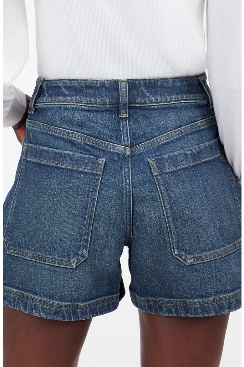 Emmett Patch Pocket Denim Shorts, Alternate, color, MERIWETHER WASH