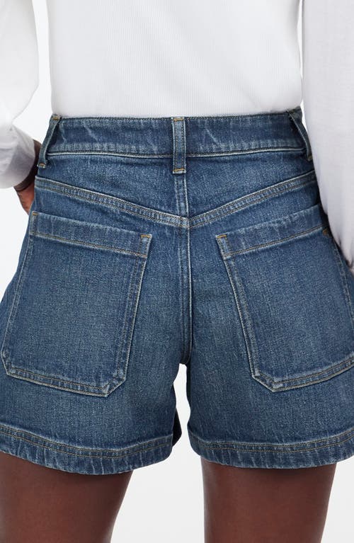 MADEWELL MADEWELL EMMETT PATCH POCKET DENIM SHORTS 