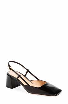 Gianvito Rossi Block Heel Slingback Pump