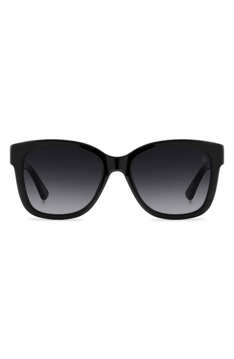 53mm Gradient Square Sunglasses