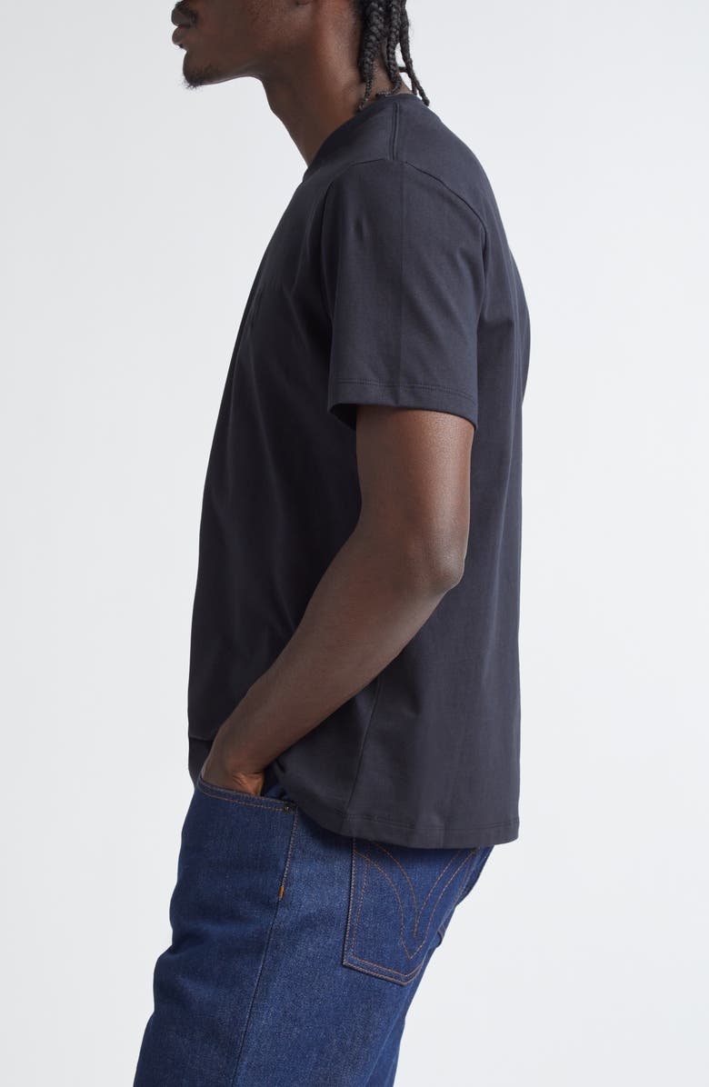 AMI PARIS Ami de Coeur Organic Cotton T-Shirt, Alternate, color, Black/001