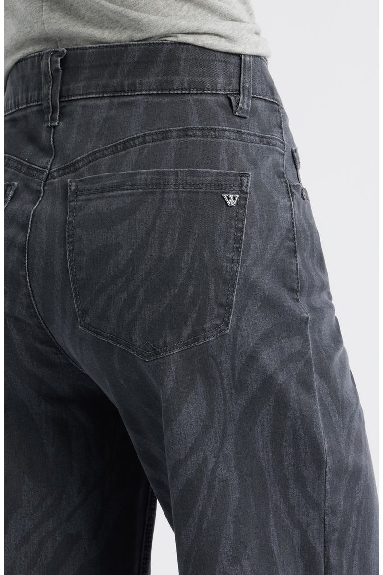 Sam High Waist Wide Leg Jeans, Alternate, color, SHADOW BLACK
