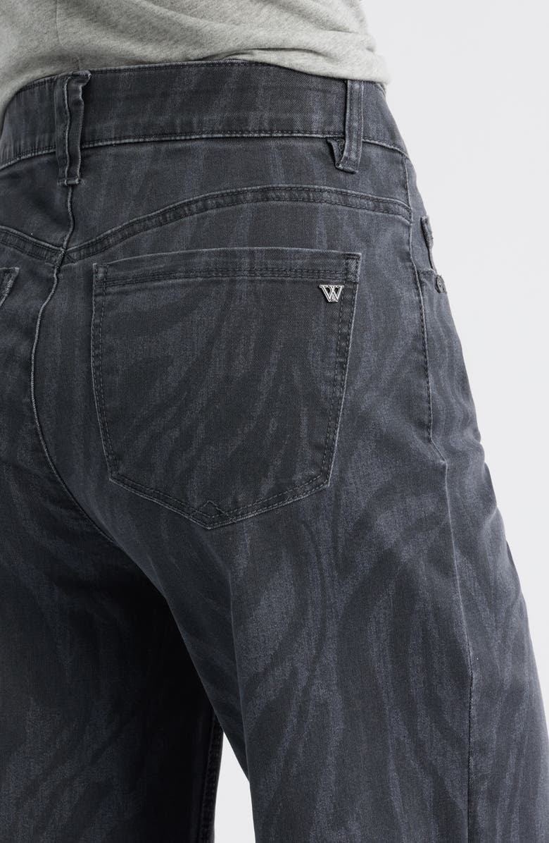Wit & Wisdom 'Ab'Solution Sam High Waist Wide Leg Jeans, Alternate, color, Shadow Black